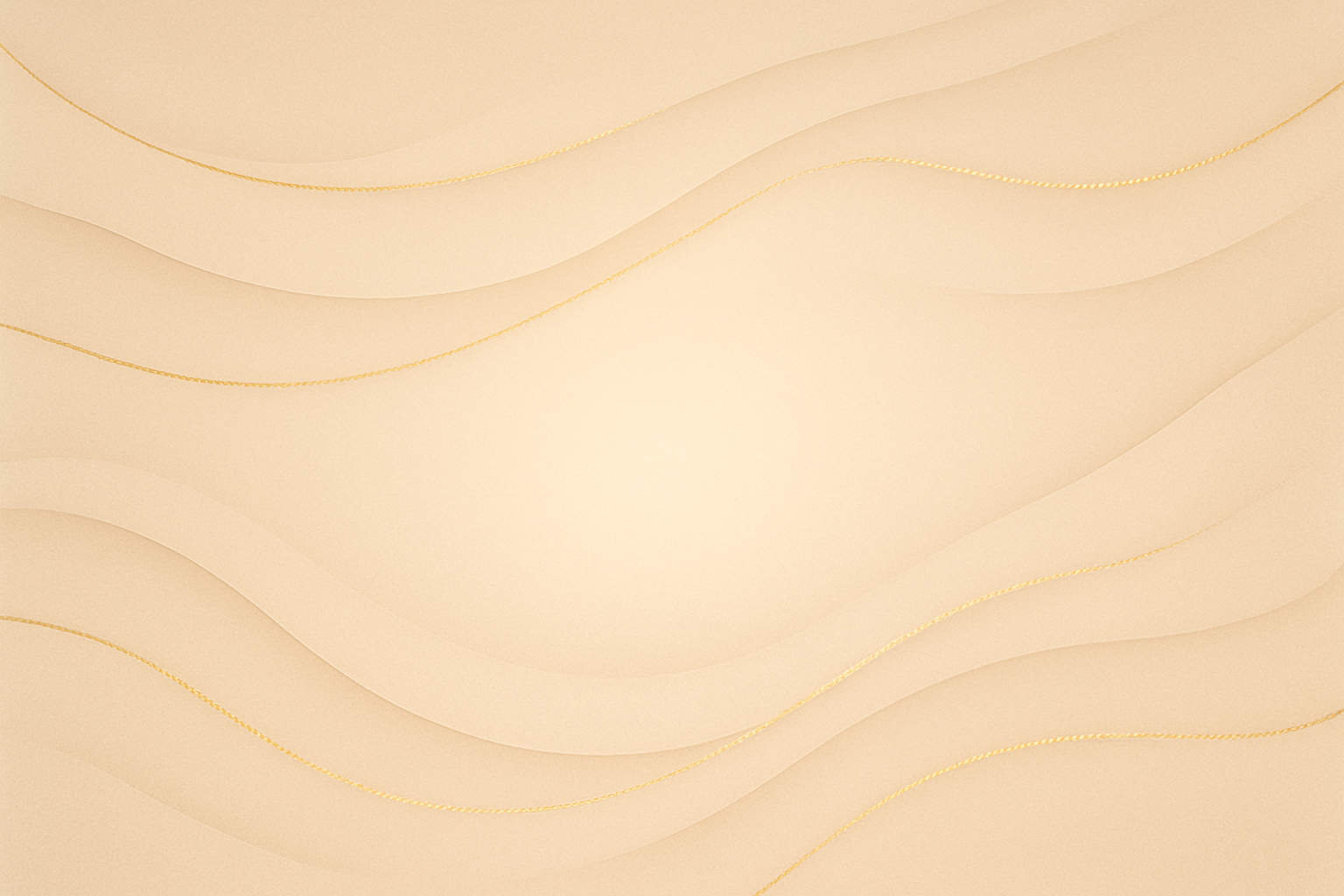 Minimalistische beige achtergrond met gouden gloed